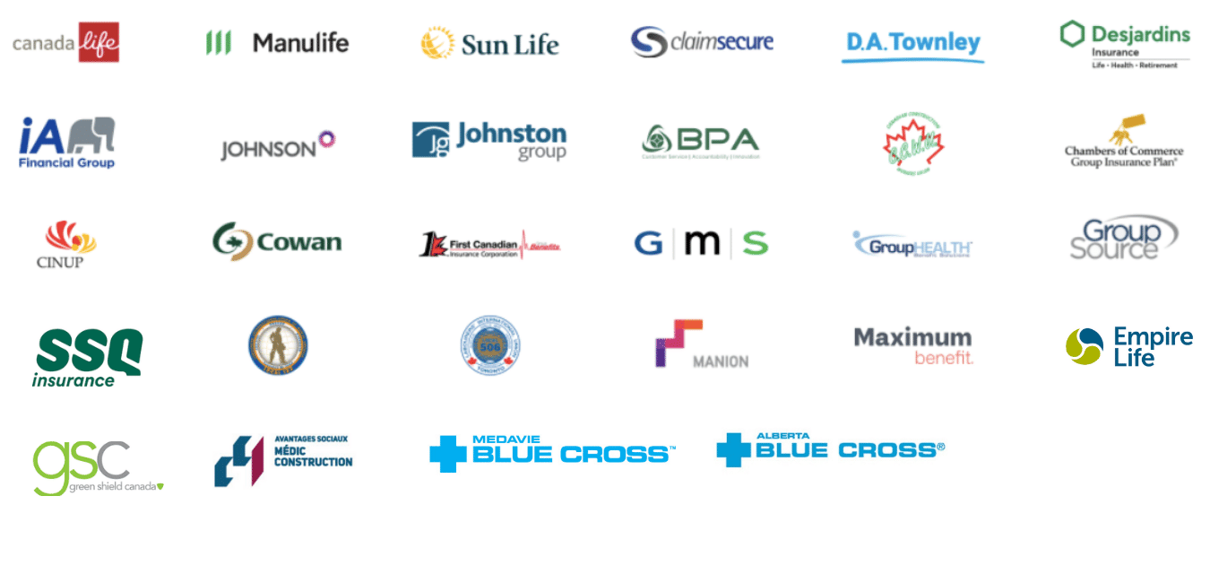 Insurance company logos
